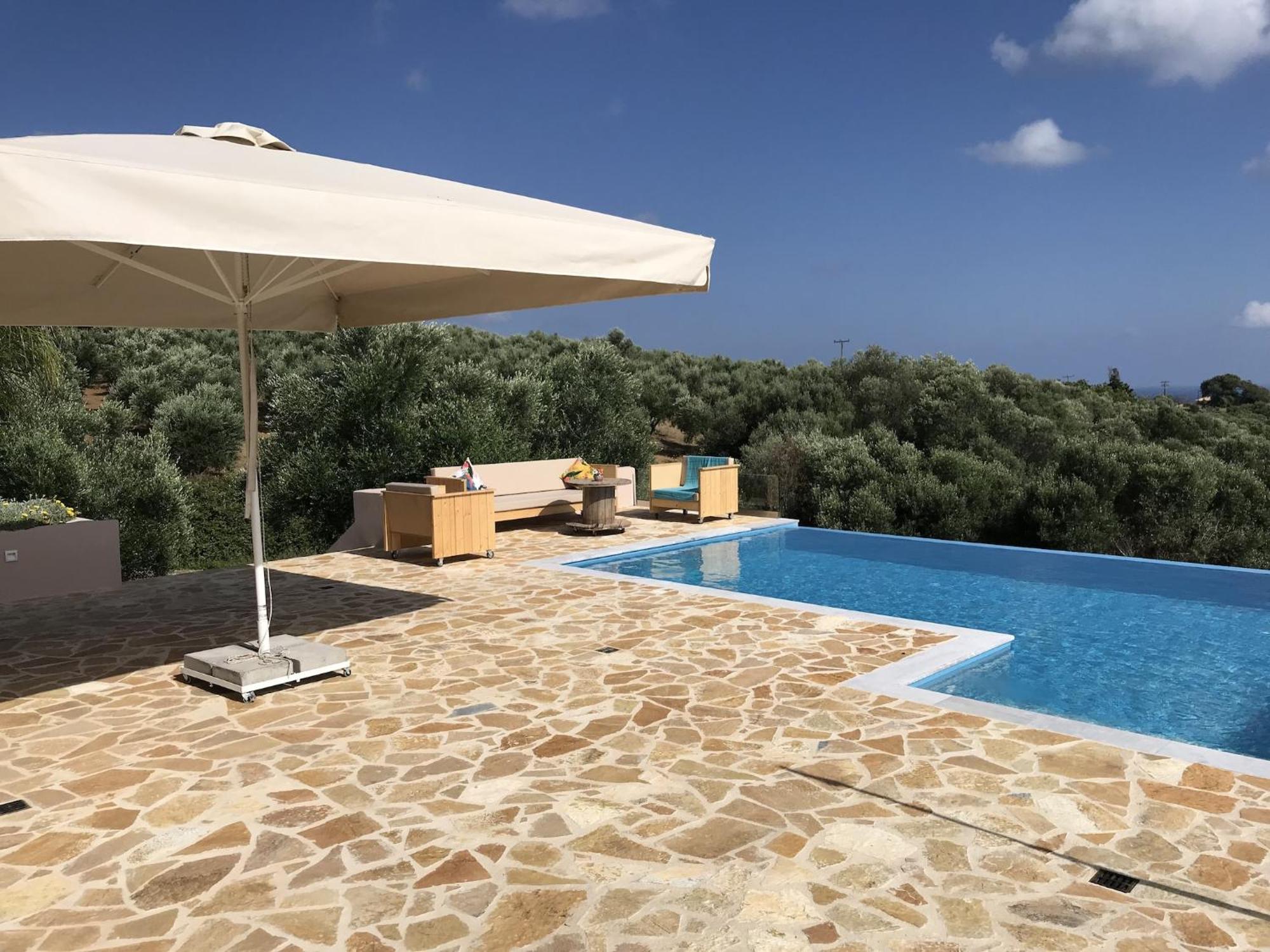 Luxurious Villa In Peloponnese With Swimming Pool Kamária Buitenkant foto